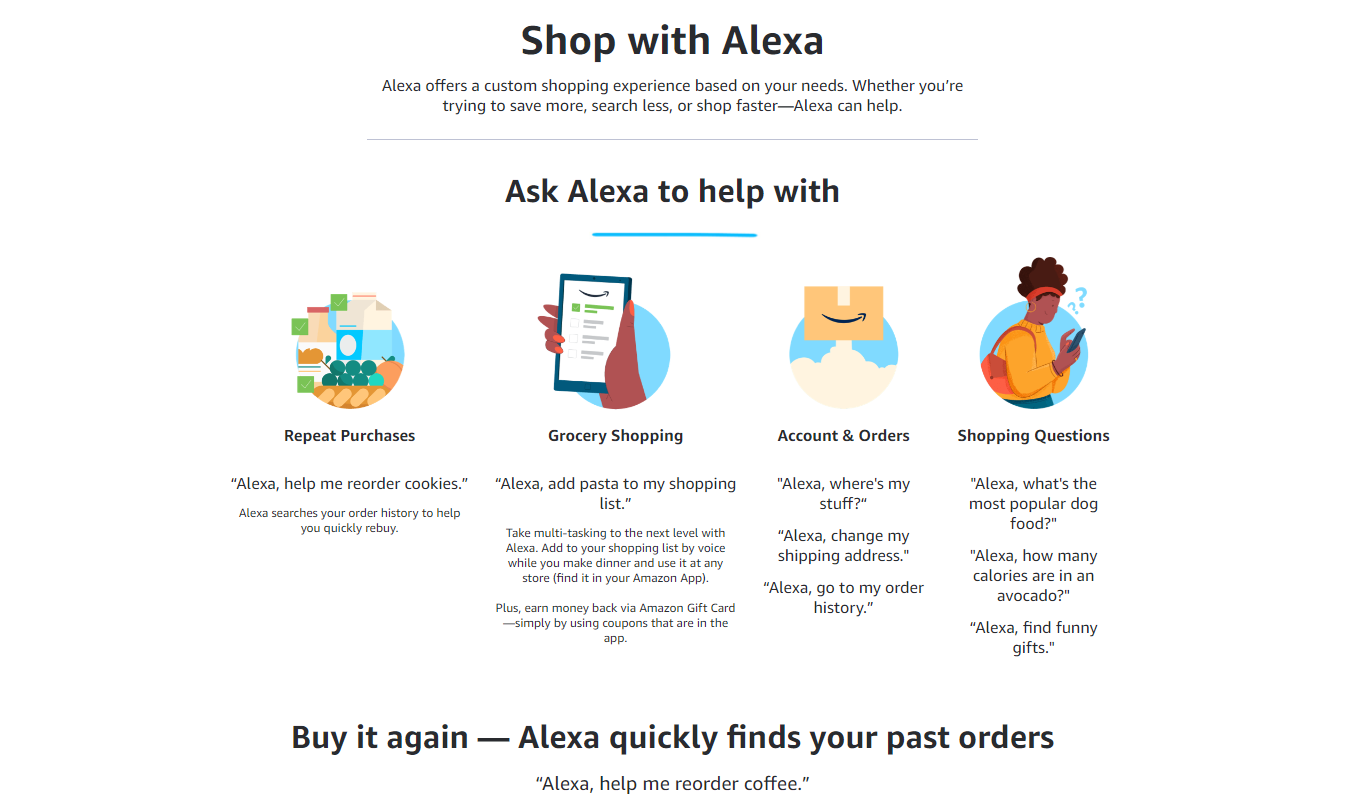 Amazon’s Alexa—AI voice assistant for shopping